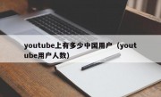 youtube上有多少中国用户（youtube用户人数）