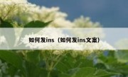 如何发ins（如何发ins文案）