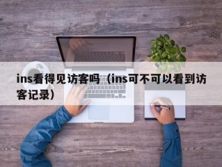 ins看得见访客吗（ins可不可以看到访客记录）