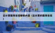 云计算服务包括哪些内容（云计算的服务包括）