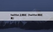 twitter上网红（twitter网红男）