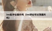 ins能评论图片吗（ins评论可以发图片吗）