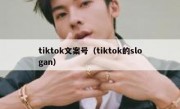 tiktok文案号（tiktok的slogan）