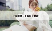 上海限号（上海限号查询）