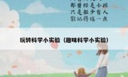 玩转科学小实验（趣味科学小实验）