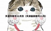 天津市限号11月份（天津最新限号11月）
