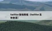 twitter登陆教程（twitter怎样登录）