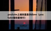 youtube上播放量最多的mv（youtube播放量排行）