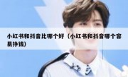 小红书和抖音比哪个好（小红书和抖音哪个容易挣钱）