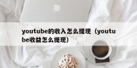 youtube的收入怎么提现（youtube收益怎么提现）