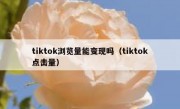 tiktok浏览量能变现吗（tiktok点击量）