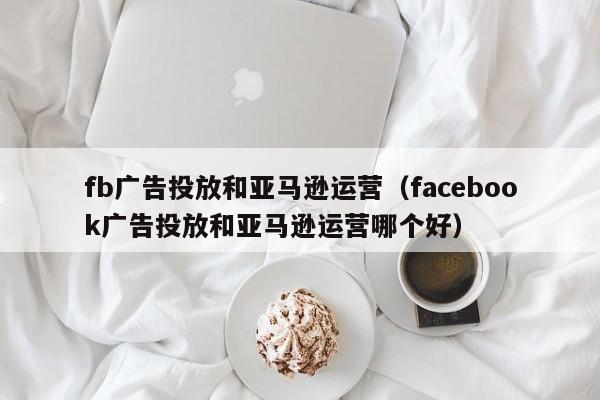 fb广告投放和亚马逊运营（facebook广告投放和亚马逊运营哪个好） 第1张