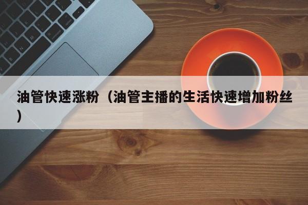 油管快速涨粉（油管主播的生活快速增加粉丝） 第1张