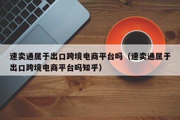 速卖通属于出口跨境电商平台吗（速卖通属于出口跨境电商平台吗知乎） 第1张