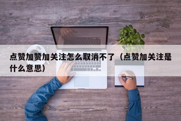 点赞加赞加关注怎么取消不了（点赞加关注是什么意思） 第1张