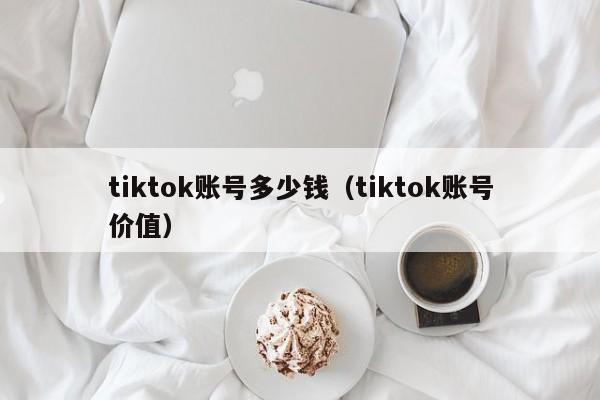 tiktok账号多少钱（tiktok账号价值） 第1张