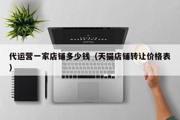 代运营一家店铺多少钱（天猫店铺转让价格表） 第1张