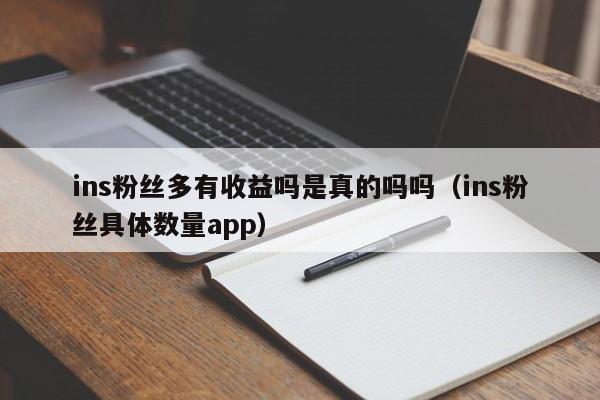 ins粉丝多有收益吗是真的吗吗（ins粉丝具体数量app） 第1张