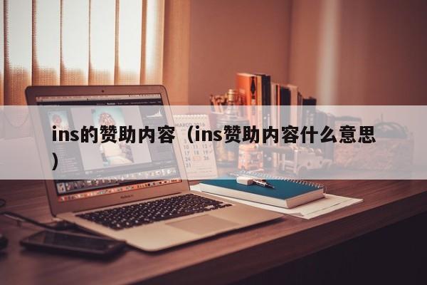 ins的赞助内容（ins赞助内容什么意思） 第1张