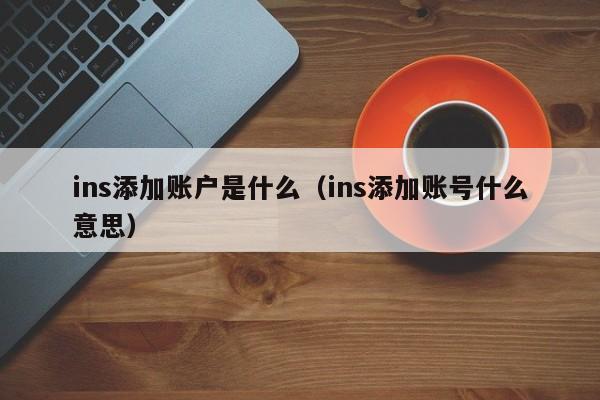 ins添加账户是什么(ins添加账号什么意思) 第1张 ins添加账户是什么(ins添加账号什么意思) 第1张