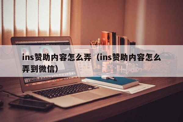 ins赞助内容怎么弄（ins赞助内容怎么弄到微信） 第1张