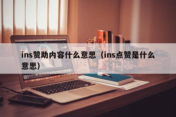 ins赞助内容什么意思（ins点赞是什么意思） 第1张