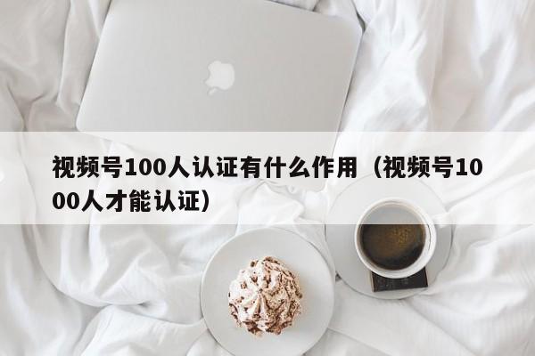 视频号100人认证有什么作用（视频号1000人才能认证） 第1张