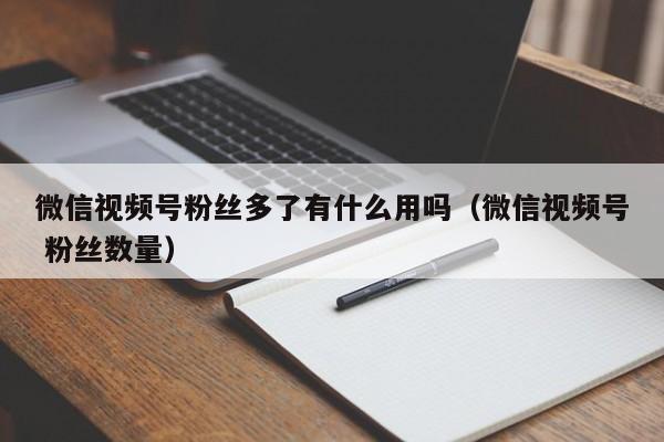 微信视频号粉丝多了有什么用吗（微信视频号 粉丝数量） 第1张