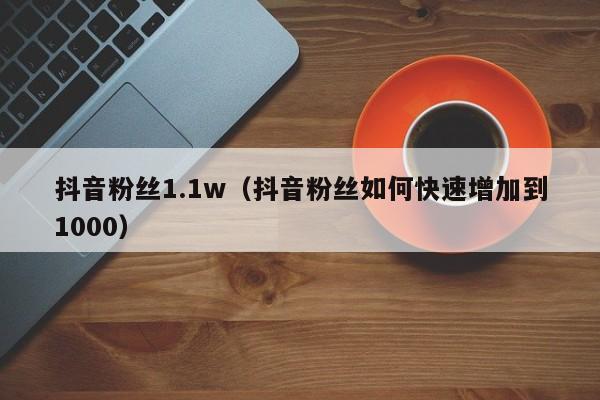 抖音粉丝1.1w（抖音粉丝如何快速增加到1000） 第1张