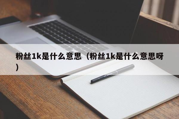 粉丝1k是什么意思（粉丝1k是什么意思呀） 第1张