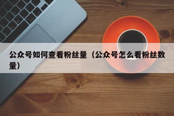 公众号如何查看粉丝量（公众号怎么看粉丝数量） 第1张