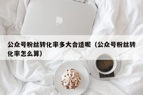 公众号粉丝转化率多大合适呢（公众号粉丝转化率怎么算） 第1张