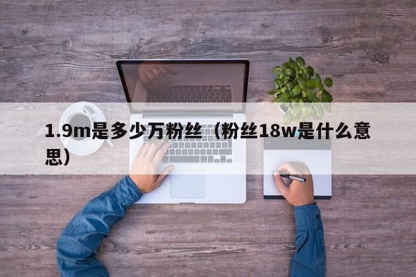 1.9m是多少万粉丝（粉丝18w是什么意思） 第1张
