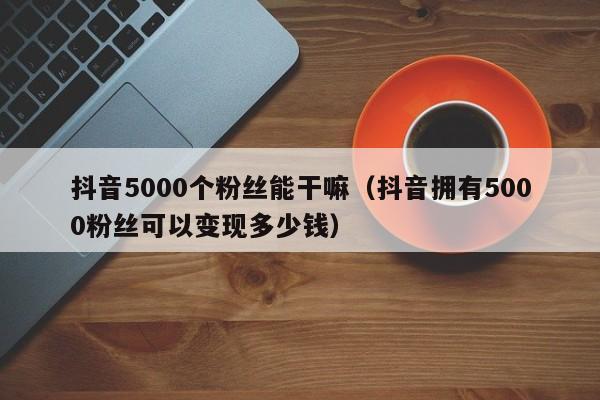 抖音5000个粉丝能干嘛（抖音拥有5000粉丝可以变现多少钱） 第1张