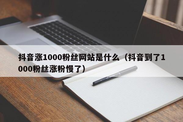 抖音涨1000粉丝网站是什么（抖音到了1000粉丝涨粉慢了） 第1张