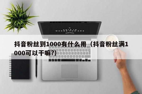 抖音粉丝到1000有什么用（抖音粉丝满1000可以干嘛?） 第1张