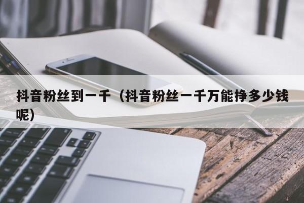 抖音粉丝到一千（抖音粉丝一千万能挣多少钱呢） 第1张