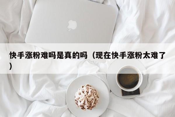 快手涨粉难吗是真的吗（现在快手涨粉太难了） 第1张