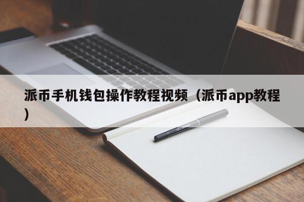 派币手机钱包操作教程视频（派币app教程） 第1张