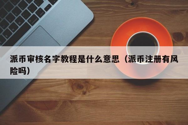 派币审核名字教程是什么意思（派币注册有风险吗） 第1张