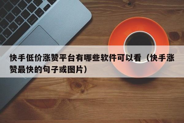 快手低价涨赞平台有哪些软件可以看（快手涨赞最快的句子或图片） 第1张
