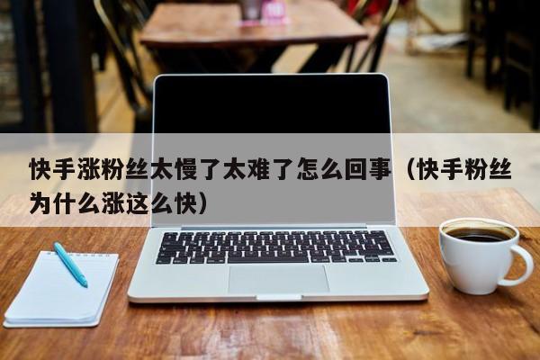 快手涨粉丝太慢了太难了怎么回事（快手粉丝为什么涨这么快） 第1张