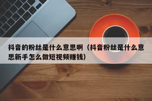 抖音的粉丝是什么意思啊（抖音粉丝是什么意思新手怎么做短视频赚钱） 第1张