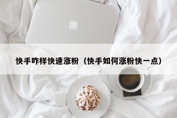 快手咋样快速涨粉(快手如何涨粉快一点) 第1张 快手咋样快速涨粉(快手如何涨粉快一点) 第1张