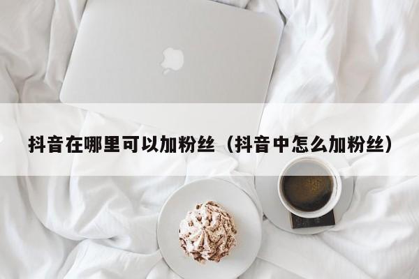 抖音在哪里可以加粉丝（抖音中怎么加粉丝） 第1张