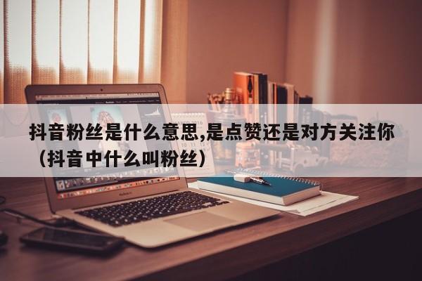 抖音粉丝是什么意思,是点赞还是对方关注你（抖音中什么叫粉丝） 第1张