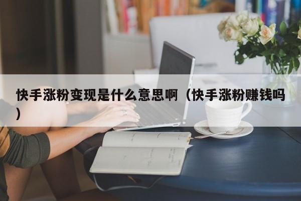 快手涨粉变现是什么意思啊（快手涨粉赚钱吗） 第1张